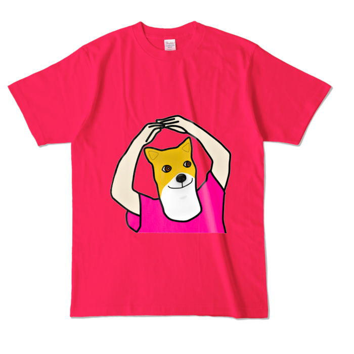 カラーTシャツ - L - ホットピンク (濃色)