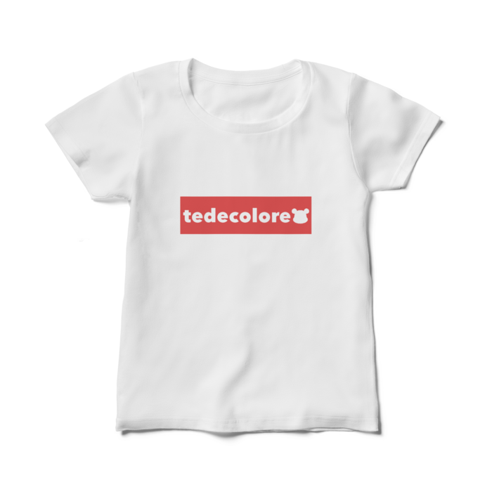 レディースTシャツ red - M -