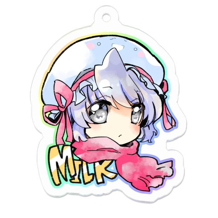 アクリルキーホルダー - 50 x 50 (mm)