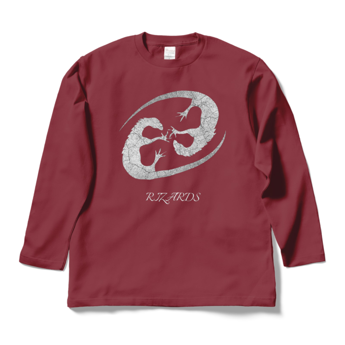 RIZARDS  ロングスリーブTシャツ - L - バーガンディ