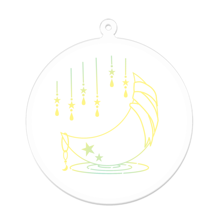 アクリルキーホルダー - 70 x 70 (mm)