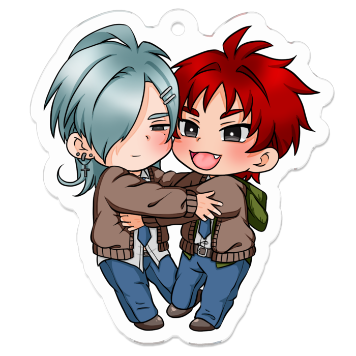 アクリルキーホルダー - 50 x 50 (mm)