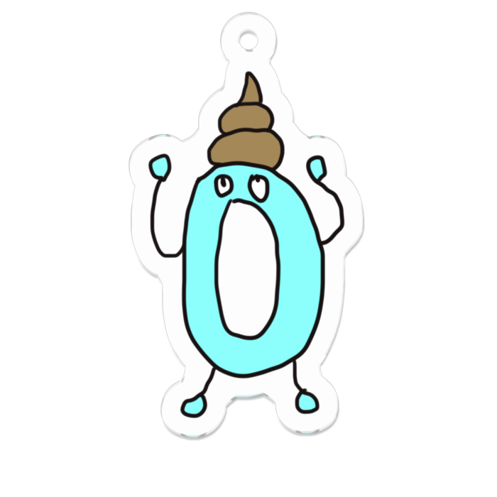 アクリルキーホルダー - 50 x 50 (mm)