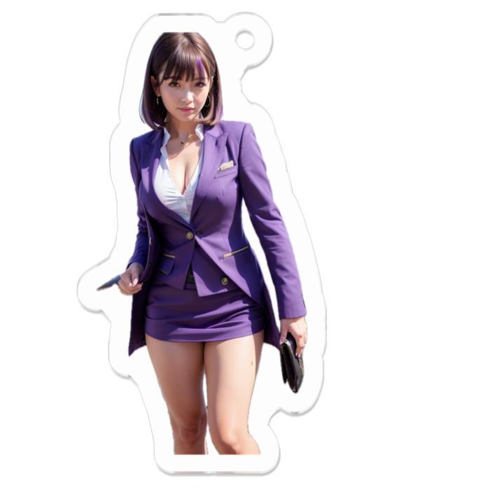 アクリルキーホルダー - 50 x 50 (mm)