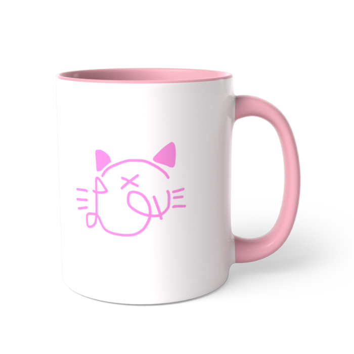 ツートンカラーマグカップ - 直径 8.2cm / 高さ 9.5cm