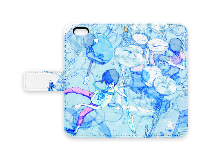 手帳型iPhoneケース - iPhone6 - ストラップ穴 あり