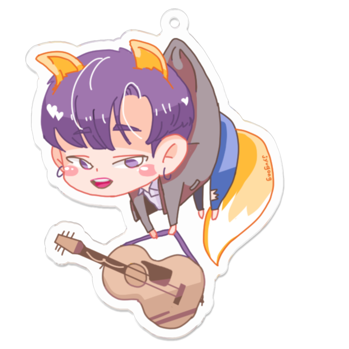 アクリルキーホルダー - 70 x 70 (mm)(1)