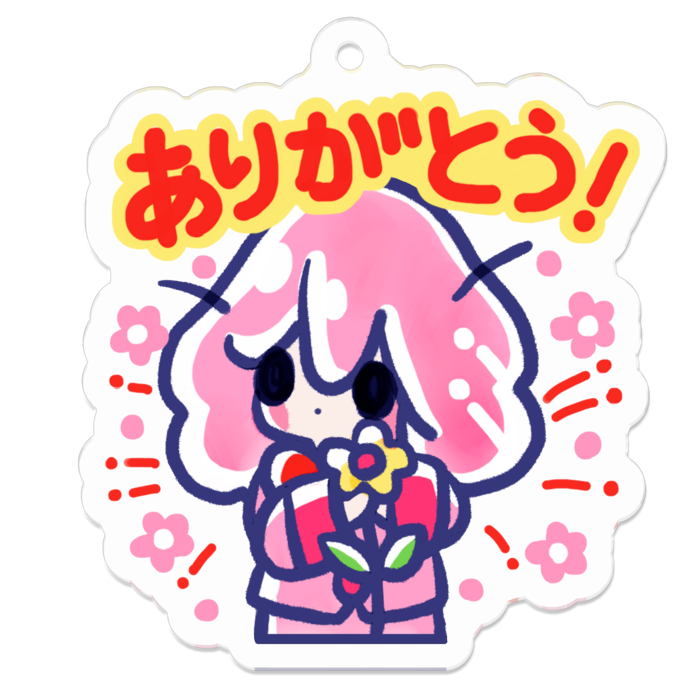 アクリルキーホルダー - 50 x 50 (mm)