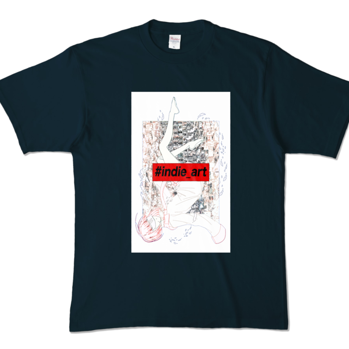カラーTシャツ - XL - ネイビー (濃色)