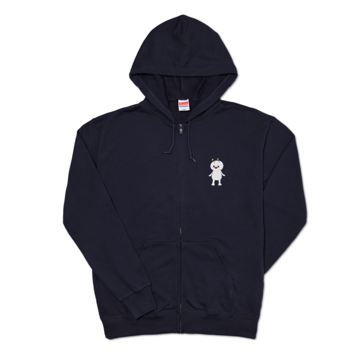 ジップパーカー - XL - ネイビー