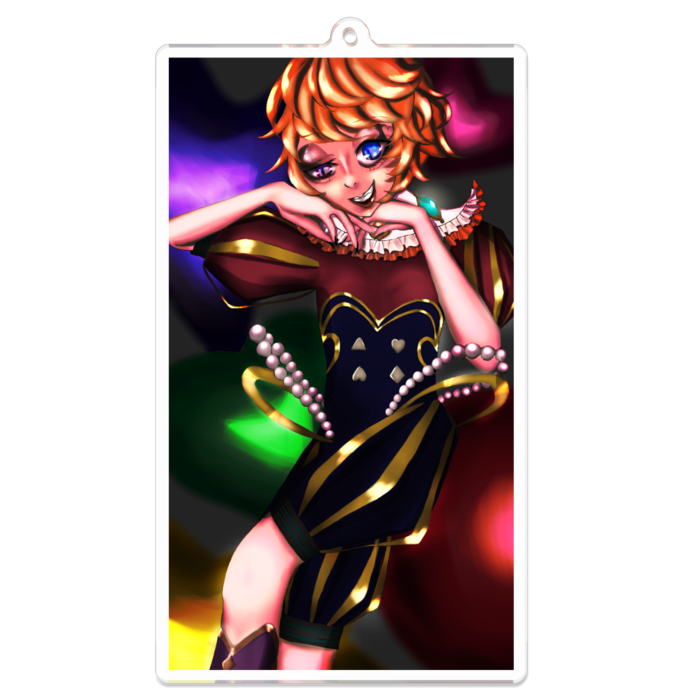 アクリルキーホルダー - 100 x 100 (mm)