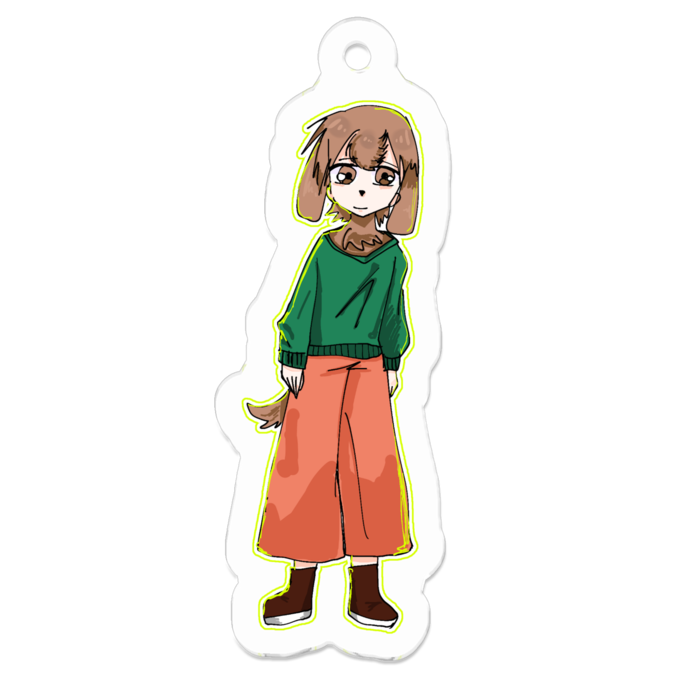 アクリルキーホルダー - 50 x 50 (mm)