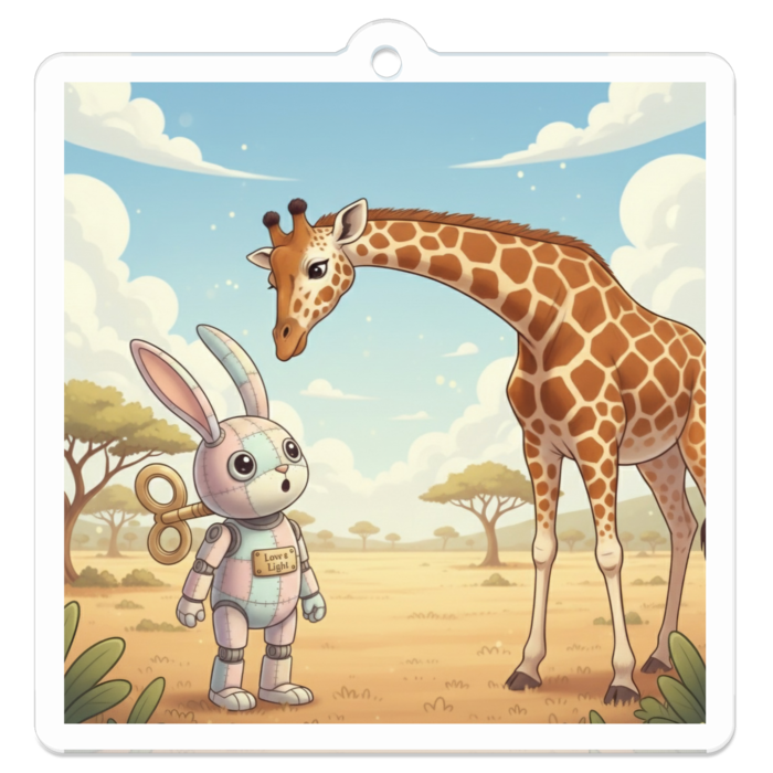 アクリルキーホルダー - 50 x 50 (mm)