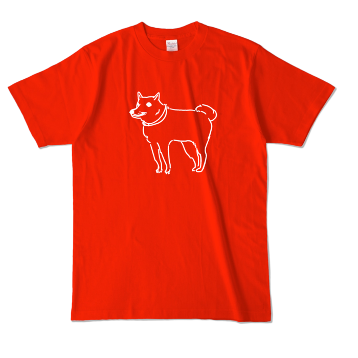 カラーTシャツ - L - レッド (濃色)