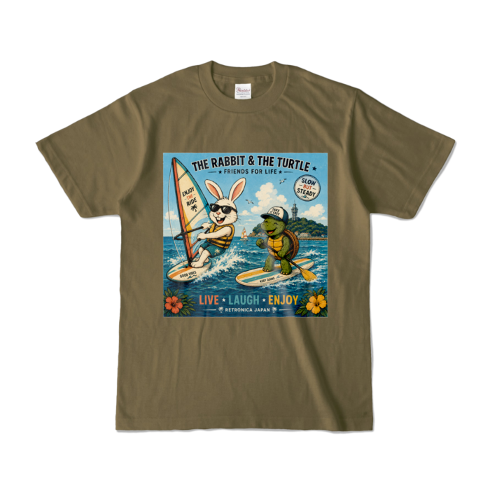 カラーTシャツ - S - オリーブ (濃色)