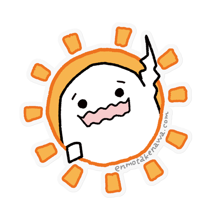 ステッカー（クリア）- 100 x 100 (mm)