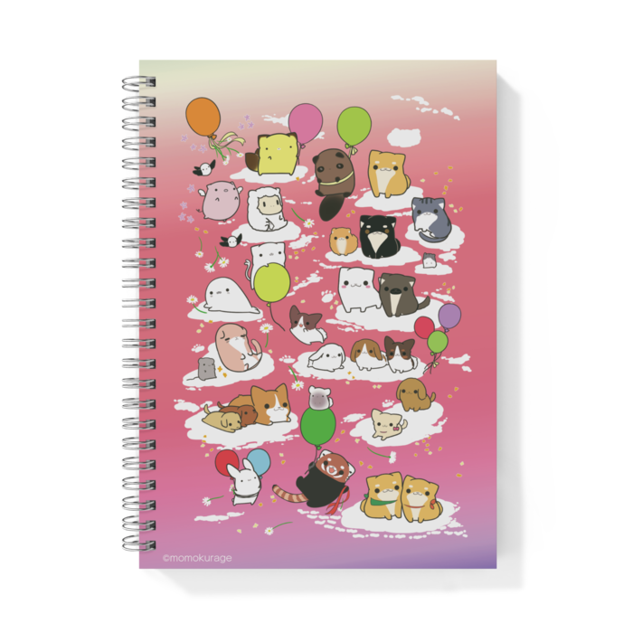 ピンク　リングノート - A5