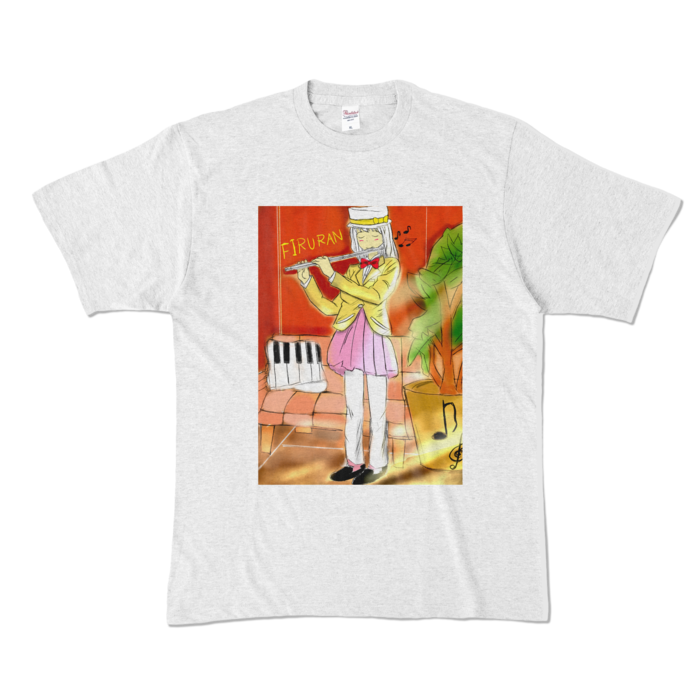 カラーTシャツ - XL - アッシュ (淡色)