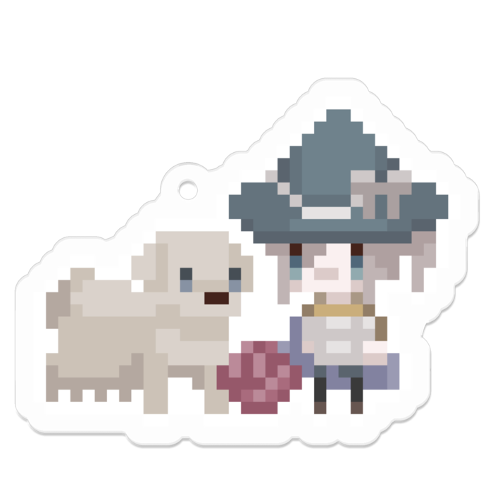 アクリルキーホルダー - 50 x 50 (mm)