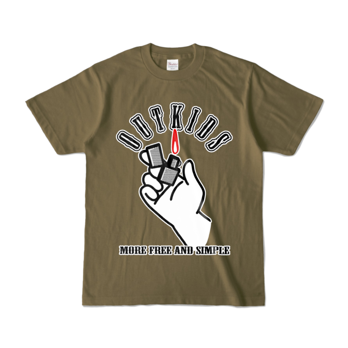 カラーTシャツ - S - オリーブ (濃色)