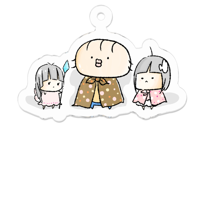 アクリルキーホルダー - 50 x 50 (mm)