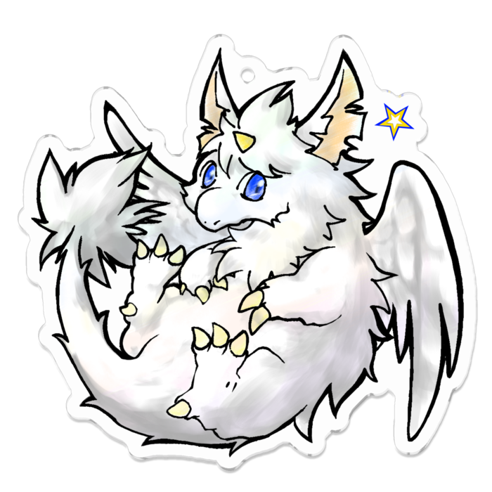 アクリルキーホルダー - 70 x 70 (mm)