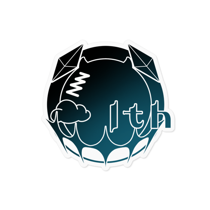 ステッカー - 100 x 100 (mm)　グラデーション