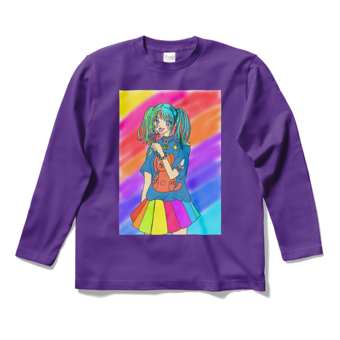 ロングスリーブTシャツ - S - パープル
