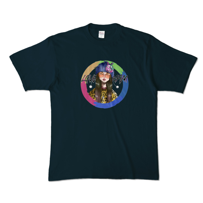 カラーTシャツ - XL - ネイビー (濃色)