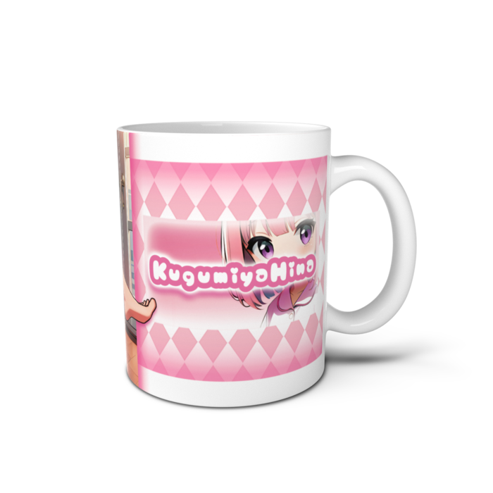 くぐひなマグカップ(ピンク)