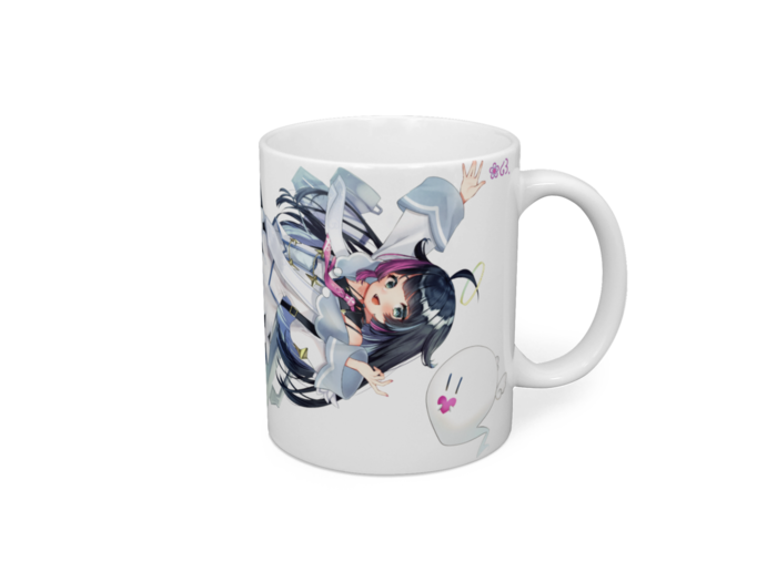 全身しっかり見えますマグ - 直径 8 cm / 高さ 9.5 cm