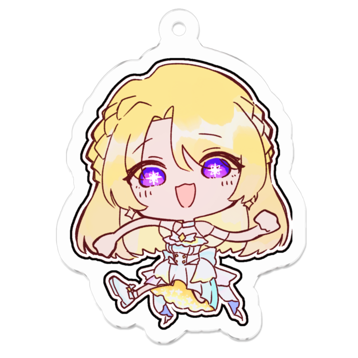 アクリルキーホルダー - 50 x 50 (mm)