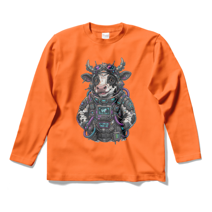 ロングスリーブTシャツ - S - オレンジ