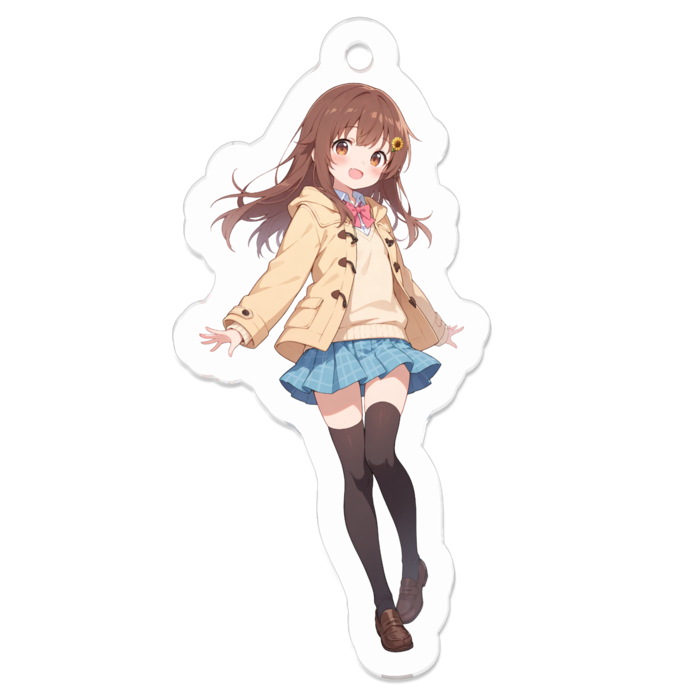 アクリルキーホルダー - 50 x 50 (mm)