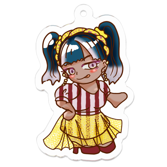 アクリルキーホルダー - 50 x 50 (mm)