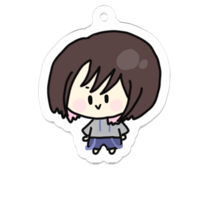 アクリルキーホルダー - 50 x 50 (mm)