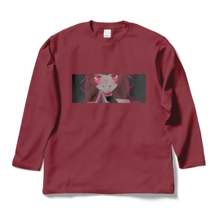 ロングスリーブTシャツ - L - バーガンディ