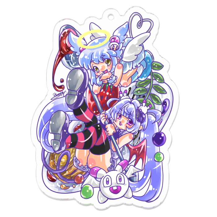 アクリルキーホルダー - 70 x 70 (mm)