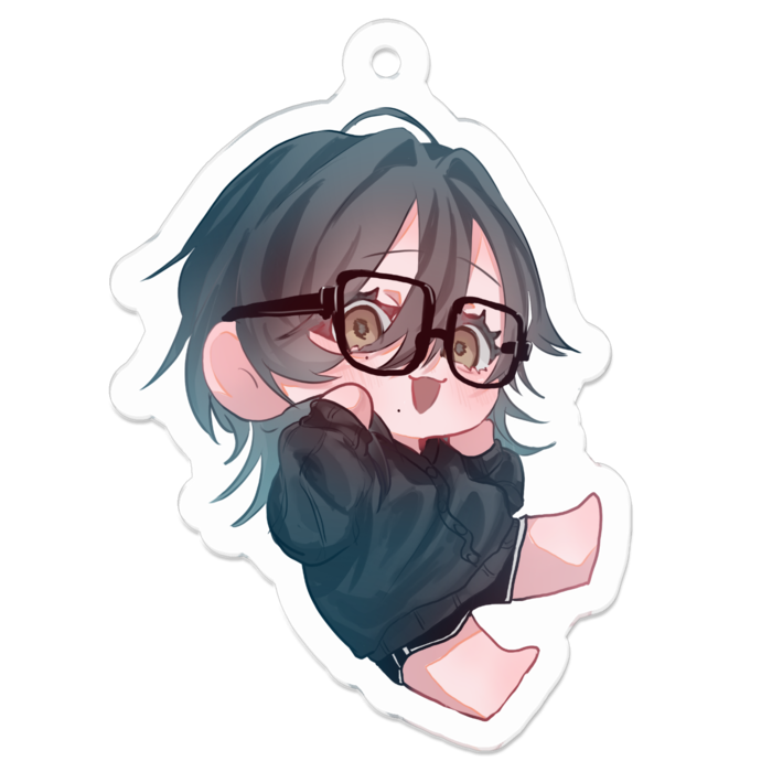 アクリルキーホルダー - 50 x 50 (mm)