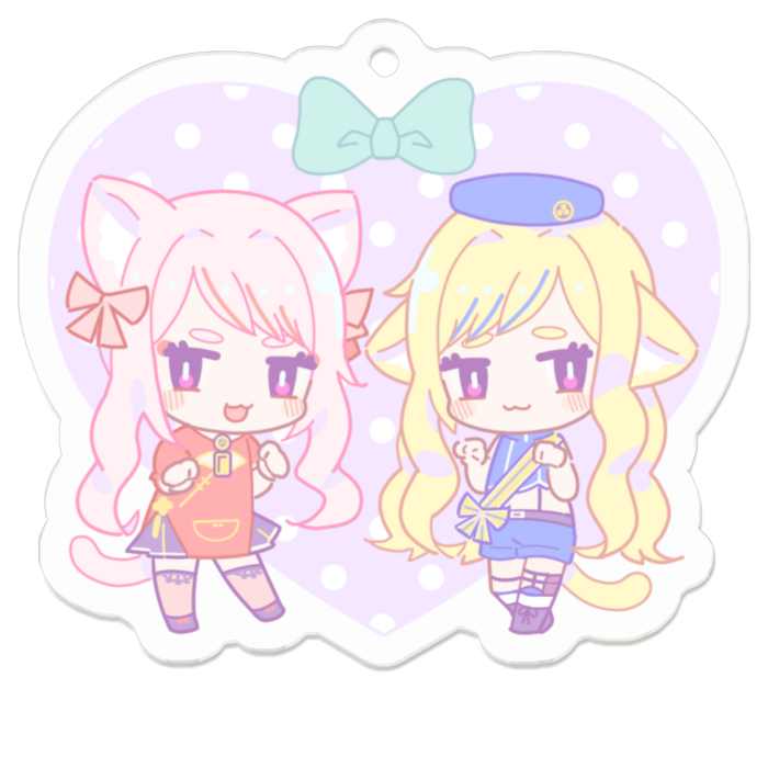 アクリルキーホルダー - 50 x 50 (mm)