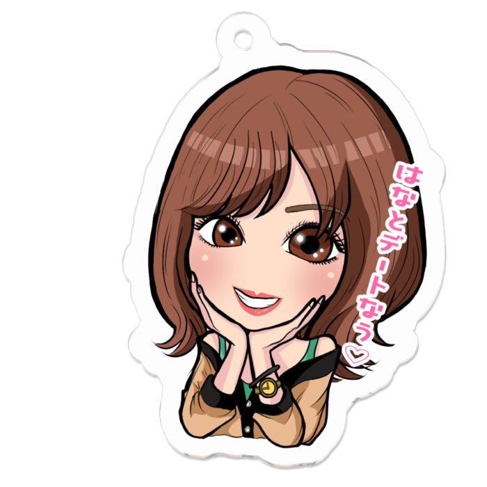 アクリルキーホルダー - 50 x 50 (mm)(1)