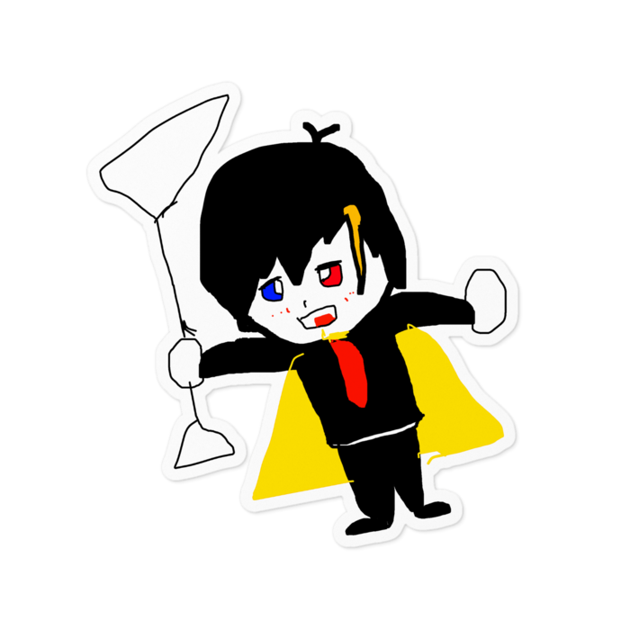 ステッカー - 100 x 100 (mm)