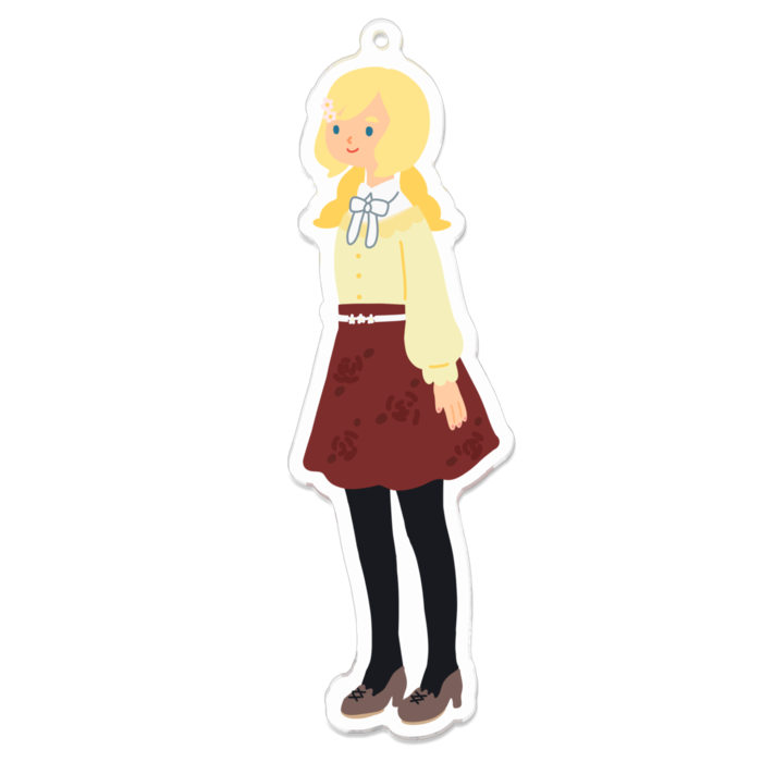 アクリルキーホルダー - 100 x 100 (mm)