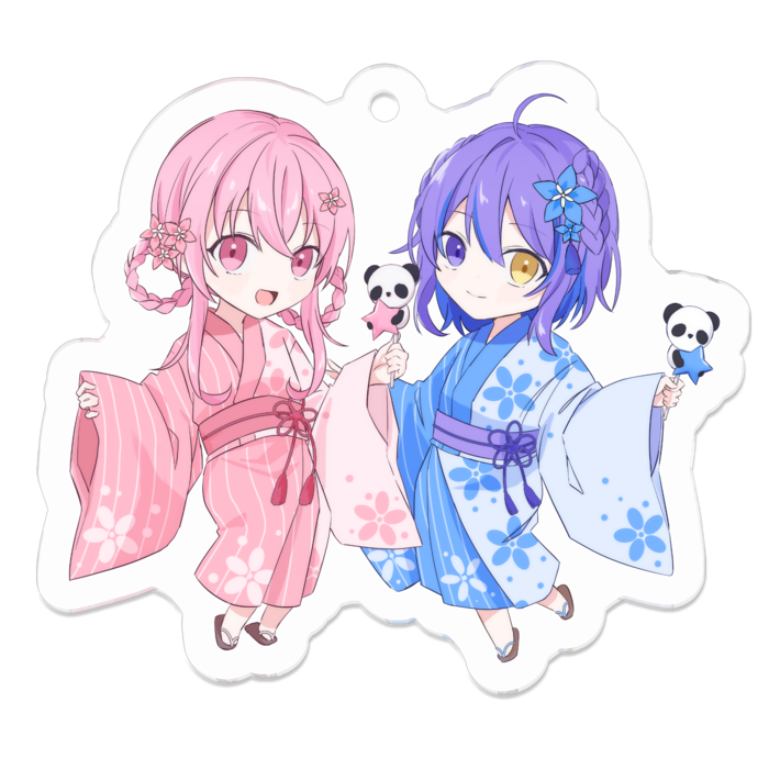 アクリルキーホルダー - 50 x 50 (mm)