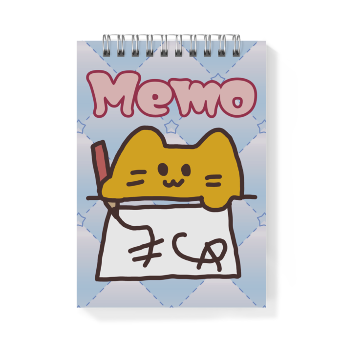 メモ帳 - A6 - 片面