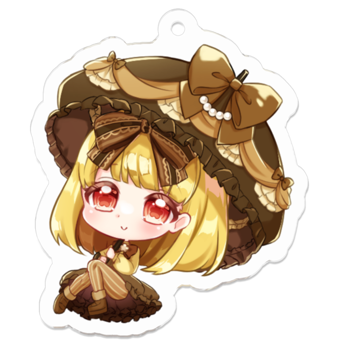 アクリルキーホルダー - 50 x 50 (mm)