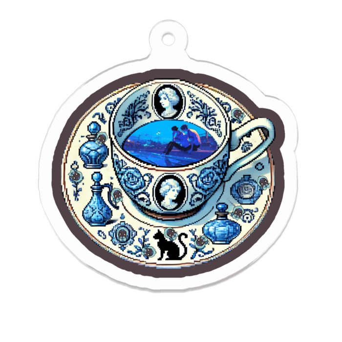 アクリルキーホルダー - 50 x 50 (mm)