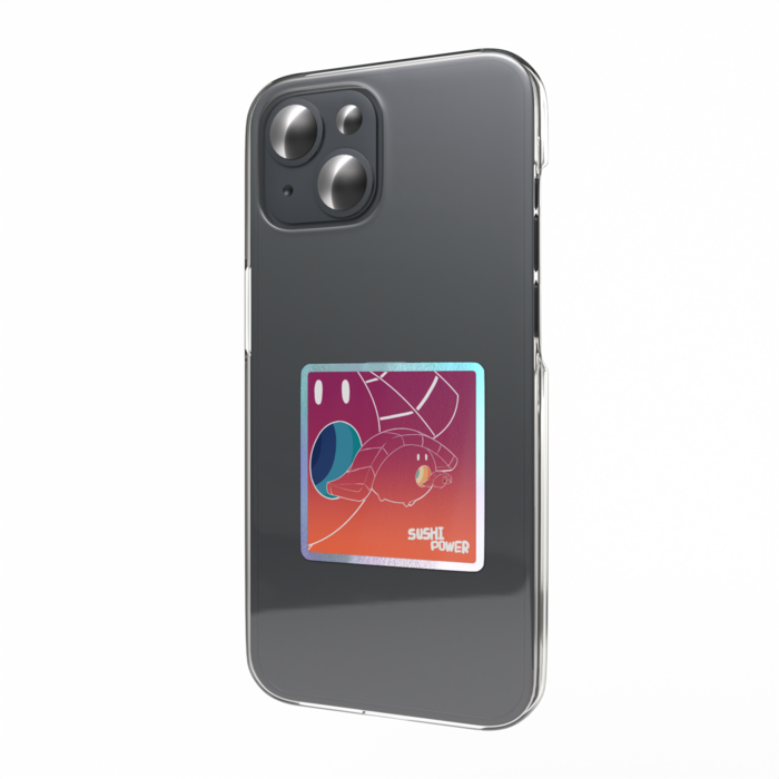 オーロラスマホステッカー - 縦