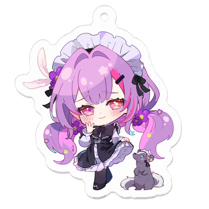 アクリルキーホルダー - 50 x 50 (mm)