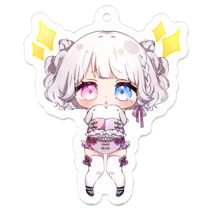アクリルキーホルダー - 50 x 50 (mm)